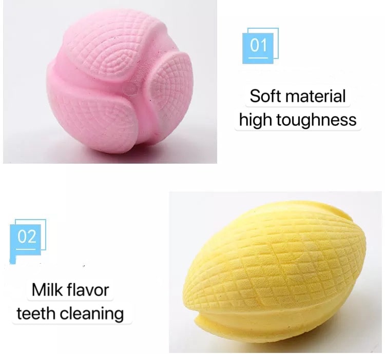 Eco-Friendly Milk Flavored Foamed Ball - Verter Pets - Fun, Toys,