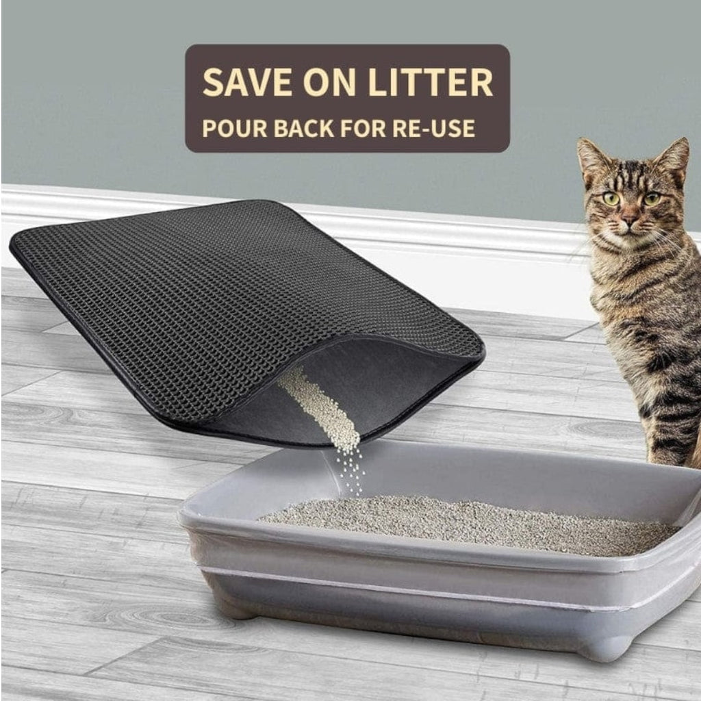 Waterproof All Sizes Cat Litter Trapping Mat - Verter Pets - litter, Poop, scoop