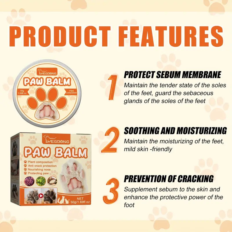 Paw Balm & Nose Moisturizer, Ultimate Protection and Hydration - Verter Pets - Balm, Grooming, Health