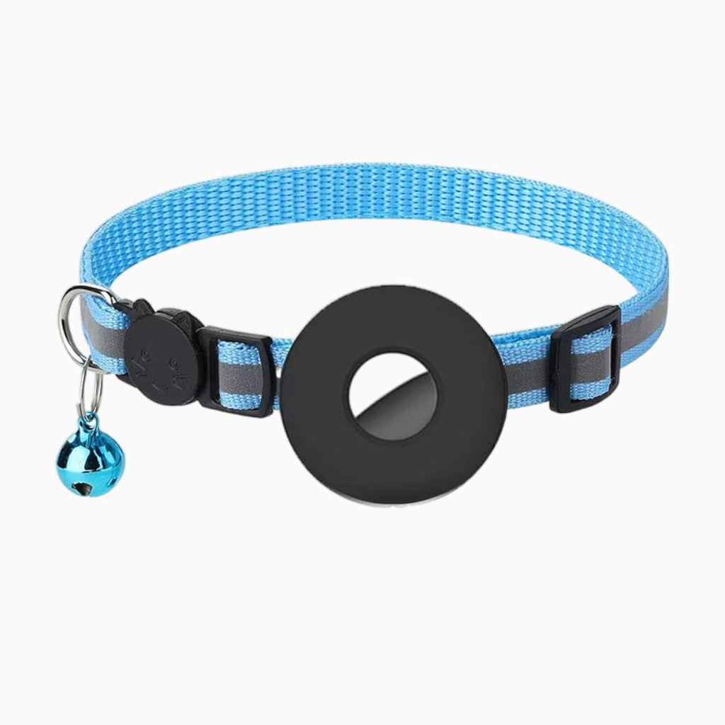 Cat Collar With AirTag Holder And Bell - Verter Pets - Collars, ,