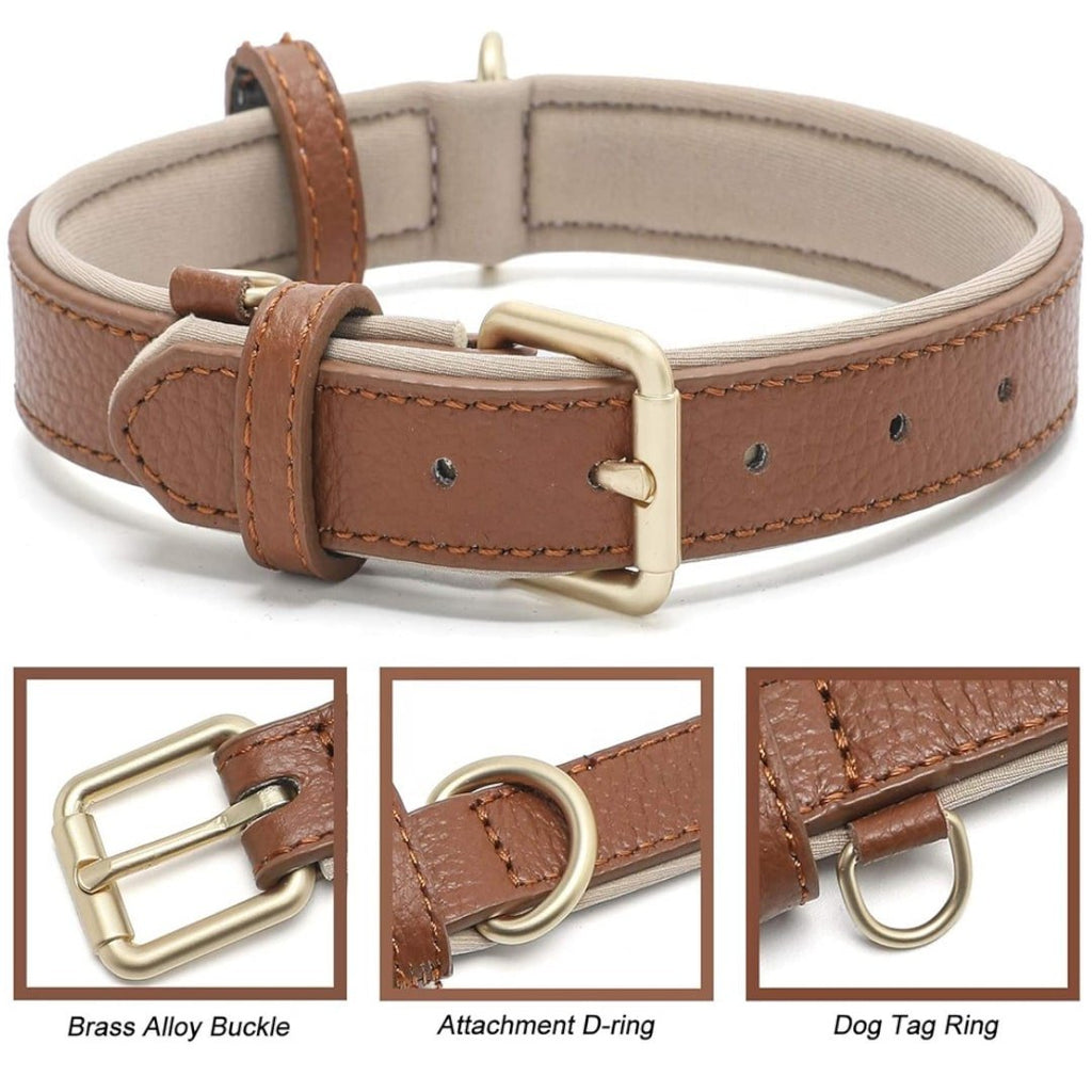 Grain Leather Collar - Verter Pets - Collars, Leather, Luxurious
