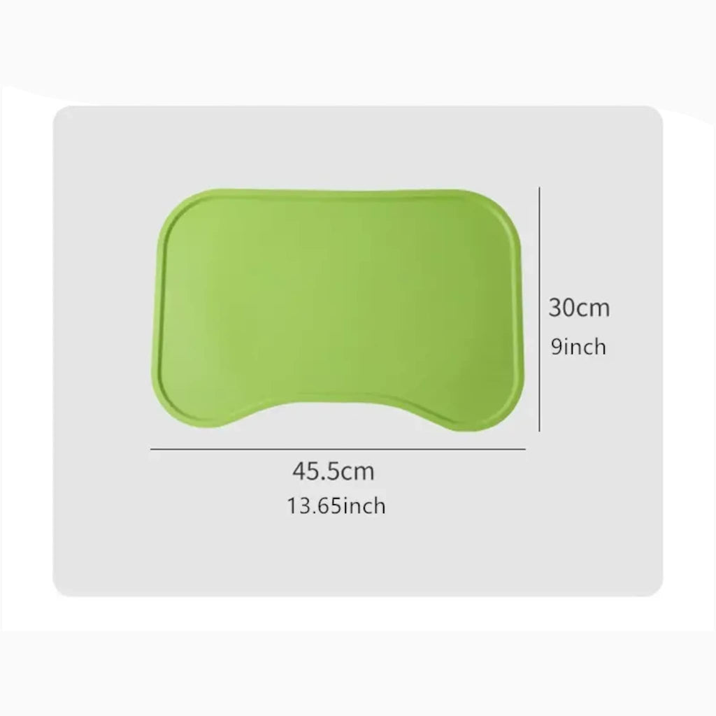 Green Waterproof Silicone Bowl Placemat - Verter Pets - , ,
