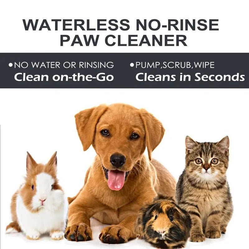 Paw Waterless & Hydrating Foaming Shampoo w' Silicone Brush - Verter Pets - Balm, Grooming, Health
