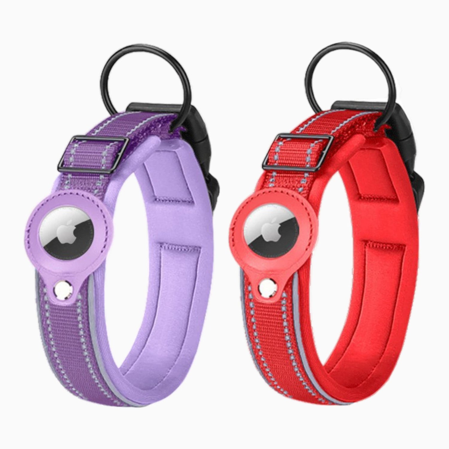 Pet Collar With AirTag Holder - Verter Pets - Collars, ,