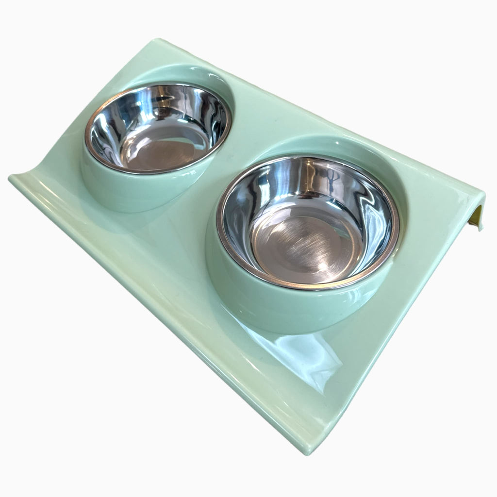 Pet Double Bowl - Verter Pets - Bowl, Feeding, Food