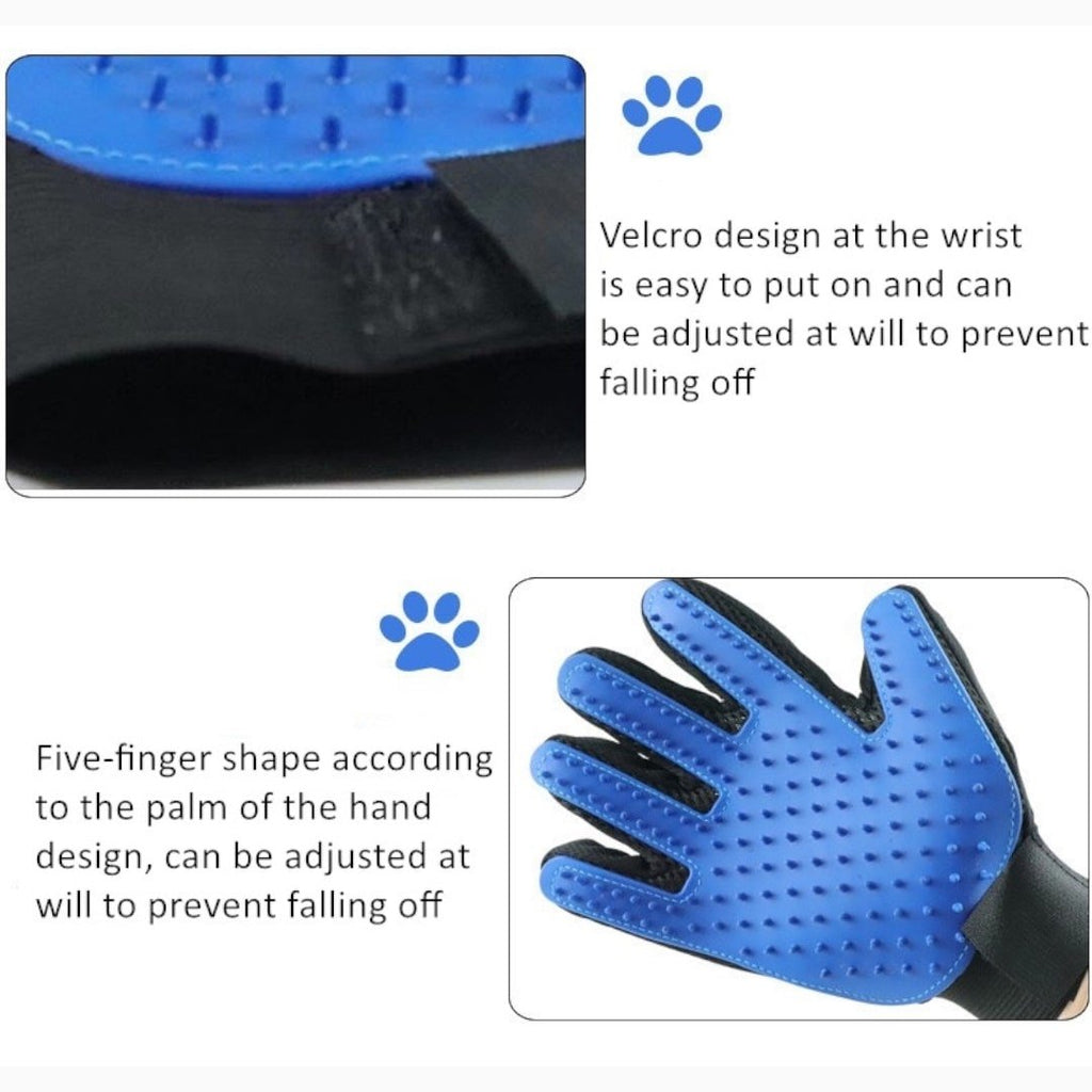 Pets Brushing & Massage Glove - Verter Pets - Brush, Cat, Dog