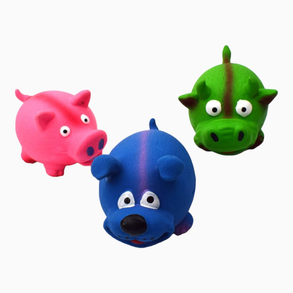 Squeaky Latex Toys Collection - Verter Pets - Fun, Play, Toys