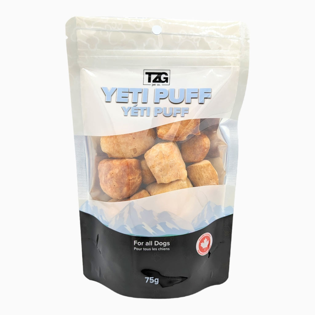 Yeti Puffs – Zero Additives, Preservatives, or Fillers, Low in Fat and High in Protein - Verter Pets - Bite, Bone, Brush